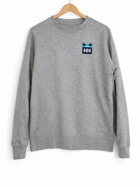 Helly Hansen Women’s Grey Crewneck Sweatshirt – Size Large